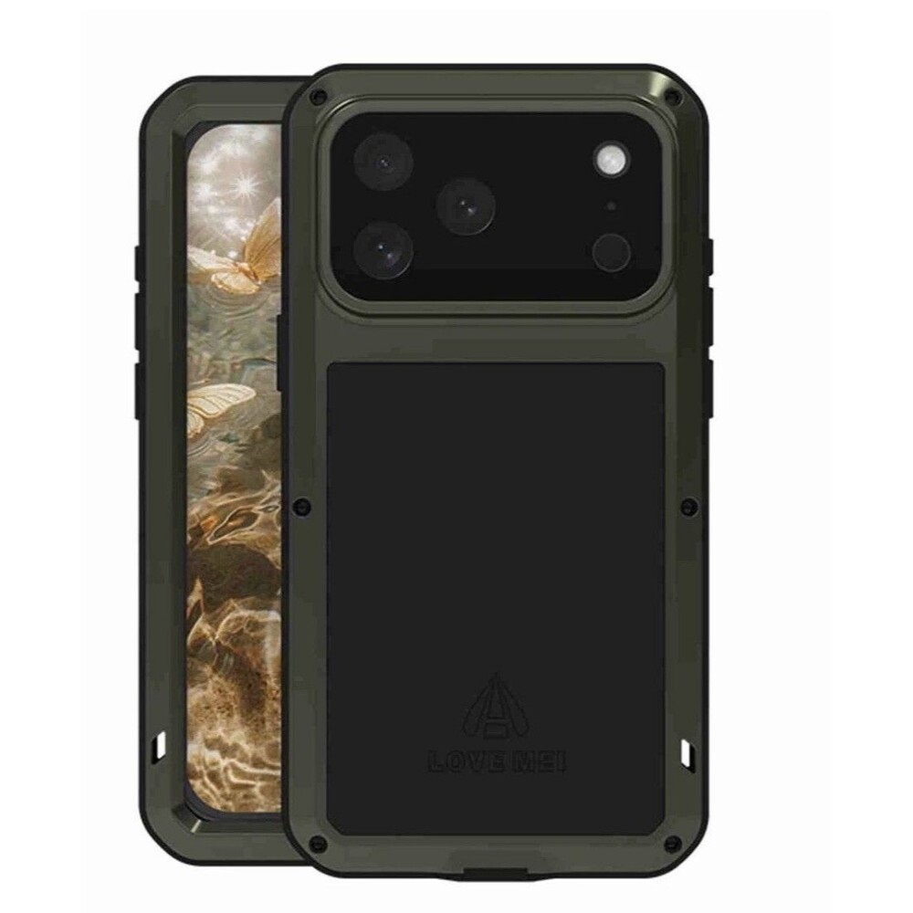 LOVE MEI Gorilla Glass Metal Waterproof Case Cover iPhone 16 NEW